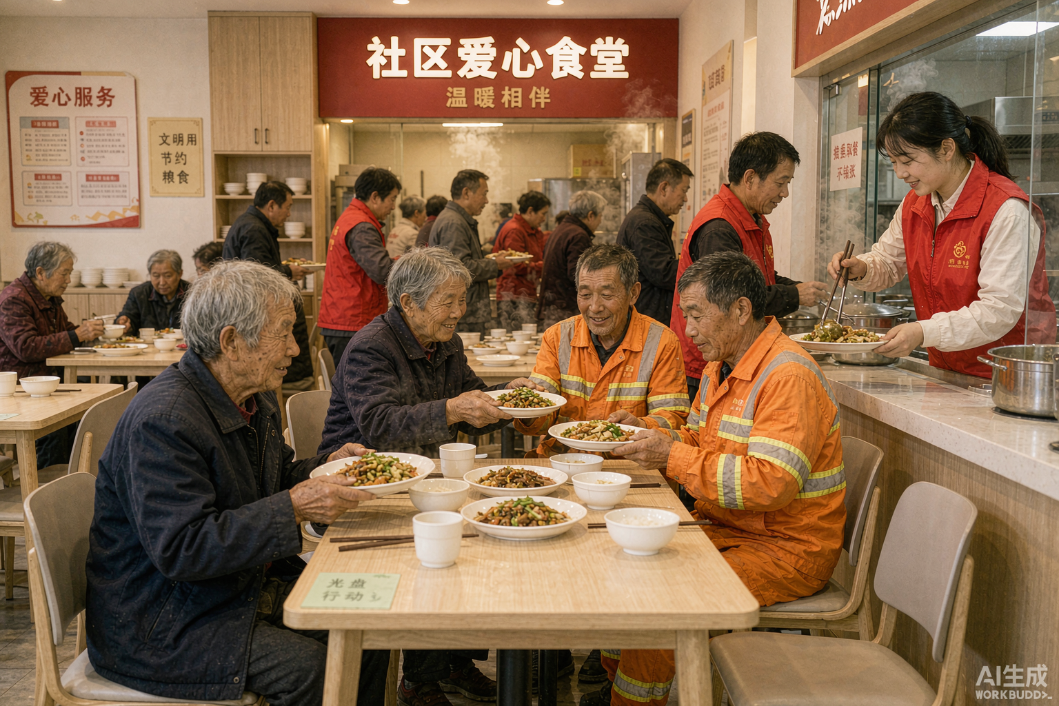 社区爱心午餐